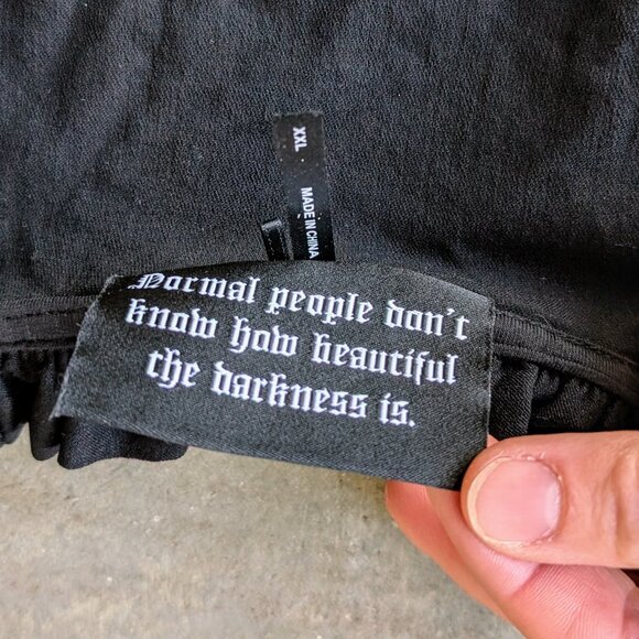 Killstar Isobella Corset Top Black Gothic Underbust Corset size XXL - Picture 8 of 10